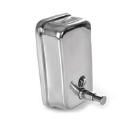BAZEITFLOW Thickened Wall-mounted Hand Press Soap Dispenser Stainless Steel Lotion Pump Refillable Liquid Container for Home Hotel Bathroom Shampoo Conditioner Cream