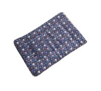 BAZEITFLOW Thickened Washable Pet Pad for Dogs and Cats Warm Winter Sleeping Cushion with Soft Material Cozy Blanket for All-season Comfort and Rest Non-slip Base Blue Star Pattern