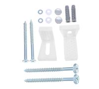 BAZEITFLOW Toilet Seat Hinges Bolts Easy Installation Bathroom Fixing Screws for Home and Public Restrooms Compatible Toilet Cover Replacement Kit with Hardware Accessories