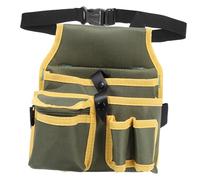 BAZEITFLOW Tool Bag for Electrician Large Capacity Canvas Tools Storage Bag Shoulder Strap and Belt Attachment Clips for Worksite Organization