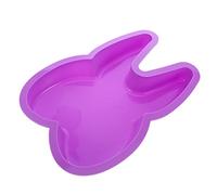 BAZEITFLOW Tooth Shaped Silicone Cake Mold Rabbit Ear Design Kitchen Bakeware for Oven and Refrigerator High Temperature Resistant Baking Mold for Unique Desserts Random Color Random Color