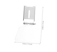 BAZEITFLOW Transparent Bench Grinder Eyeshield Replacement Lightweight Grinding Shield with Quick Assembly Compact Design for Metalworking Workshop Use Enhanced Optical Clarity Protective