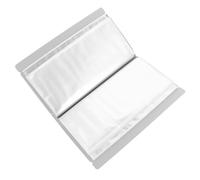 BAZEITFLOW Transparent Postcard Storage Album with Sturdy Plastic Pages Lightweight Collectible Cards and Airline Tickets Organizer Multipurpose Souvenir Keeper for Idols and Travel Fans