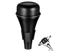 BAZEITFLOW Trombone Mute Black Plastic Steel Silencer Trombone Practice Mute for Home Use Brass Instrument Accessories