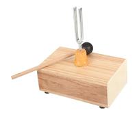 BAZEITFLOW Tuning Fork Set with Hammer and Resonance Box for Sound Therapy and Yoga Acoustic Instrument for Teaching Physical Experiments Meditation and Relaxation