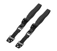 BAZEITFLOW Tv Wall Strap Tip Safety Anchors Adjustable Furniture and Flat Screen Tv Securement Kit with Metal Buckles for Proofing and Earthquake Protection Black