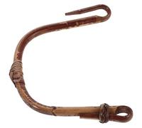 BAZEITFLOW U-Shape Rattan Teapot Handle Replacement for Pot Handle Ergonomic Antiscald Grip with Easy-Remove Design for Japanese Tea Ceremony Accessories