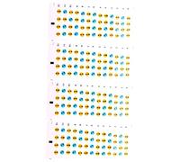 BAZEITFLOW Ukulele Scale Stickers 4pcs Guide Fingerboard Decals Note Markers for Beginners Practice, Introductory Fingering Chart Accessories for Ukulele Learning and Fretboard Training