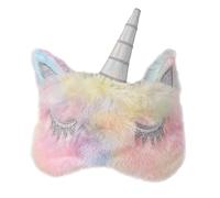BAZEITFLOW Unicorn Design Eye Mask Colorful Soft Lightproof Sleeping Blindfold Comfortable for Women Travel and Night Use
