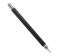 BAZEITFLOW Universal Magnetic Disc Stylus Pen Fabric Tip, Dual-function Touch Screen Pencil for Tablets and Smartphones, Black, Compatible Capacitive Screens