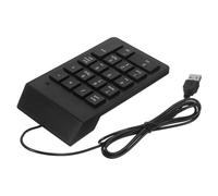 BAZEITFLOW Usb Wired Numeric Keypad 19-key Number Pad for Financial Accounting and Laptop Use Portable Usb Keyboard Number Pad