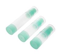 BAZEITFLOW Vacuum Lotion Bottle Set 3pcs - Refillable Travel Bottles with 2x30ml and 1x50ml Containers, Portable Cosmetics Dispenser with White Pump Heads for Toiletries Storage