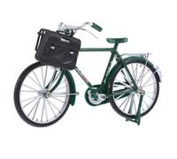 BAZEITFLOW Vintage Alloy DIY Bike Model Kit Detailed Small Desktop Bicycle Decoration for Home Retro Miniature Cycling with Craftsmanship Bike Enthusiasts and Collectors