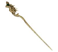 BAZEITFLOW Vintage Dragon Head Hair Stick Hairpin for Bun Styles Elegant Hair Accessory for Women for Traditional Hanfu Looks Weddings Parties