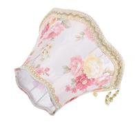 BAZEITFLOW Vintage European Fringed Lampshade with Beaded Tassels for Table Lamp, Featuring Macrame and Cloth Material, Practical Design with Simple Installation, for Home Use and Office