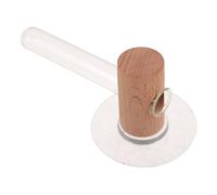 BAZEITFLOW Wall-mounted Flowerpot with Wood and Glass Japanese Style Wall Hanging Planter for Hydroponic Propagation Space-saving Terrarium Vase for Bathroom Home Office Garden Decor