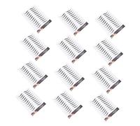 BAZEITFLOW Waterproof 6d Eyebrow Stickers Temporary Fake Eyebrow Makeup Brow 12pcs Pack Black Suitable for Women Natural Look