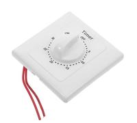 BAZEITFLOW White Abs Countdown Timer Switch Automatic Shutoff Relay Motor Control for Offices and Shops