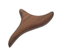 BAZEITFLOW Wood Therapy Foot Massager Stick Solid Wood Acupoint Acupressure Tool for Relaxation Portable Triangle Foot Pressure Point Massager for Travel and Home Use