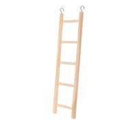BAZEITFLOW Wooden Bird Climbing Ladder for Parakeets and Small Parrots Safe Chewable Indoor Exercise Muscle Strength and Balance Bird Lovers