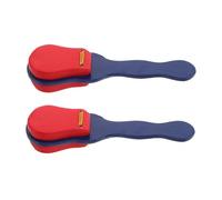 BAZEITFLOW Wooden Castanets Clappers for Musical Instrument for Early Education Preschool Group Play Percussion Rhythm Skills and Social Interaction