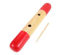 BAZEITFLOW Wooden Fish Guiro Sticks Percussion Instrument Handheld Music Class Educational Toy for Boys and Girls Latin Style Rhythm