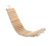 BAZEITFLOW Wooden Hamster Ladder Bridge Long Climbing Ladder for Hamsters Birds Cage Habitat Accessory Promotes Exercise Safe Play Environment