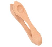 BAZEITFLOW Wooden Musical Spoons for Boys and Girls, Children's Percussion Instrument in Dark Wood Color, Kindergarten Performance Musical Spoon Toy, Wood Rhythm Instrument
