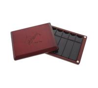 BAZEITFLOW Wooden Reed Case for Alto Saxophone Clarinet Oboe Reeds Scratch-resistant Double-sided Storage for Musicians