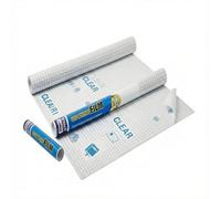 BAZIC Book Cover Clear Self Adhesive Bookcover 17.5" X 1.7 Yard (60"), Laminate Roll Cover Books Documents, Film Easy Peel, 1-Roll