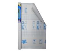 BAZIC Book Cover Clear Self Adhesive Bookcover 17.5" X 1.7 Yard (60"), Laminate Roll Cover Books Documents, Film Easy Peel, 1-Roll