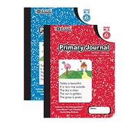 BAZIC PRODUCTS 100 Count Primary Journal Marble Composition Book, for School Notes Office, Set of 2