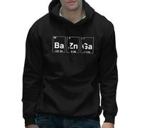 Bazinga Periodic Table Elements Unisex Hoodie - Black Large