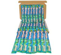 Bazooka Apple Flavored Chewy Candy Box - 24 Pack of Sour Chew Sticks - Individually Wrapped Soft & Tangy Sweets - Perfect for Sharing, Snacking & Gifting