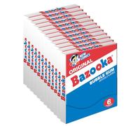 Bazooka Bubble Gum Original Nostalgia Mini-Wallet Pack - 6 Count (Pack of 12)