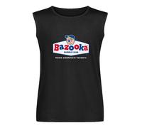 Bazooka Chewing Bubble Gum Vest Tank T-Shirt Black Unisex Mens Sleeveless Tops Tees XXL