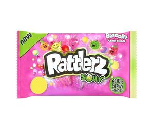 Bazooka Rattlerz Sour Chewy Candies, 940 g