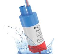 BAZPO 12V Submersible Water Pump, Made in German (2.5GPM / 18ft) Portable RV Water Pump, Works with Electrical Switch on 12V Faucets, Water Transfer Pump
