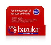 Bazuka Treatment Gel For Effective, Pain-Free Treatment and Removal of Verrucas and Warts. With Emery Board, 6g