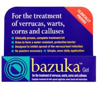Bazuka Gel Treatment of Verrucas Warts Corns, 5 g