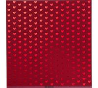 BAZZILL Basics/American Craft FOIL PRNT CARDSTK12 HRT REDHOT