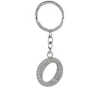 BB Accessories Diamante Alphabet Letter Keyring - O