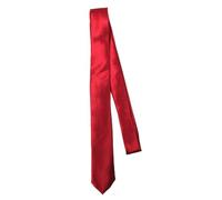 BB Accessories Skinny Neck Tie - 18) Dark Red
