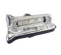 Bb Alto Trombone Silver Plated Professional Brass Instrument B Flat With Box Accessories