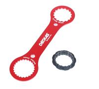 BB Axis Wrench, Aluminum Alloy Bottom Bracket Tool DUB/Tl-FC32 Double-Ended Bottom Bracket BB Spanner TL-FC25/TL-FC24 Adapter Repair Tool for Cycling Riding Equipment