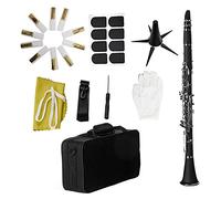 Bb B Flat Clarinet Clarionet Bakelite With Case Reeds Rubber Pads Gloves Strap Beginner Clarinet