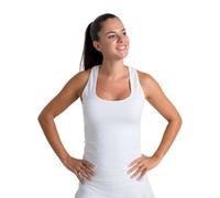 BB Basic T-Shirt for Tennis and Padel by Belén Berbel, white, M
