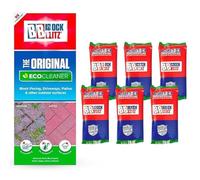 BB Block Blitz Original Eco Block Paving & Patio Decking Cleaner - Weed, Moss & Algae Remover Sachets - Biodegradable Outdoor Cleaner (Pack 2 (4 sachets))