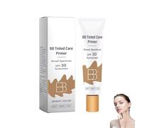 BB Blur Tinted Moisturizer SPF 30,Lightweight Natural Nude Look Foundation Primer,Instantly Hydrates,Full Coverage,Creates Matte Effect (Wheat)