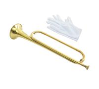 BB Bugle Brass Cavalry Musical Instrument Blowing Portable Trumpet For Band Beginners Orchestra Parties